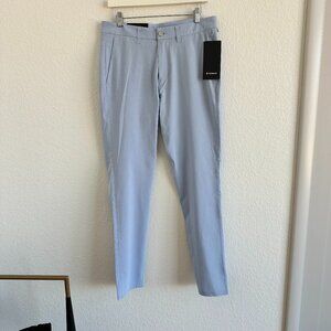 NWT Men's Lululemon Trousers, Light Blue, Commission Pant Slim, 32"x34"